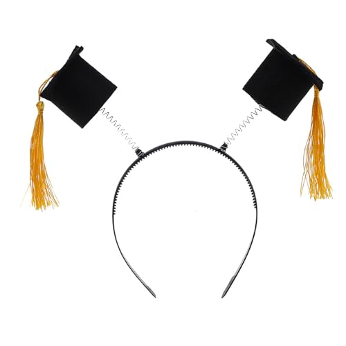 FROMCEO Komfortable, ergonomische Doktorkappen, Haarband für Absolventen, Haarband, Stereoskopischer Kopfschmuck, Abschlussfeier, Party, unverzichtbar, realistischer Doktorhut, Kopfschmuck FROMCEO Komfortable, ergonomische Doktorkappen, Haarband für Absolventen, Haarband, Stereoskopischer Kopfschmuck, Abschlussfeier, Party, unverzichtbar, realistischer Doktorhut, Kopfschmuck von FROMCEO