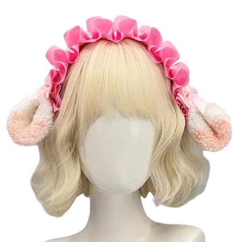 FROMCEO Stylischer Lamm-Kopfschmuck, Abschlussbälle, Geburtstag, Haarbänder, schöne Kopfbedeckung, Halloween-Schleifen, bezaubernde Haarschmuck, Kopfbedeckung FROMCEO Stylischer Lamm-Kopfschmuck, Abschlussbälle, Geburtstag, Haarbänder, schöne Kopfbedeckung, Halloween-Schleifen, bezaubernde Haarschmuck, Kopfbedeckung von FROMCEO