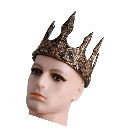 FROMCEO Vintage-Kronen-Stirnband mit Halbmond-Dekoren, Cosplay-Haarband für Modebegeisterte und Rollenspiel-Aktivitäten FROMCEO Vintage-Kronen-Stirnband mit Halbmond-Dekoren, Cosplay-Haarband für Modebegeisterte und Rollenspiel-Aktivitäten von FROMCEO