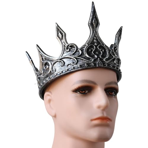 FROMCEO Vintage-Kronen-Stirnband mit Halbmond-Dekoren, Cosplay-Haarband für Modebegeisterte und Rollenspiel-Aktivitäten FROMCEO Vintage-Kronen-Stirnband mit Halbmond-Dekoren, Cosplay-Haarband für Modebegeisterte und Rollenspiel-Aktivitäten von FROMCEO