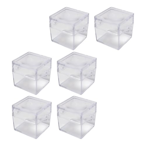 Quadratische Beobachtungsbox, Vergrößerung, für Klassenzimmer, Naturstudium, einfache Lagerung, Gehäuse, Behälter, Terrarien, 6 Stück Quadratische Beobachtungsbox, Vergrößerung, für Klassenzimmer, Naturstudium, einfache Lagerung, Gehäuse, Behälter, Terrarien, 6 Stück von FROMCEO