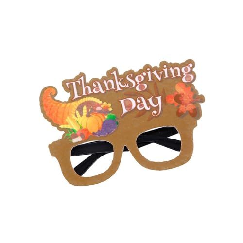 Thanksgiving-Brille, Türkei, Festival, dekorativer Rahmen für Kinder, Outdoor, Innenbereich, Feier, Dekoration, Türkei, Erntedankfest, Partyzubehör für Zuhause, Schule, Aktivität von FROMCEO