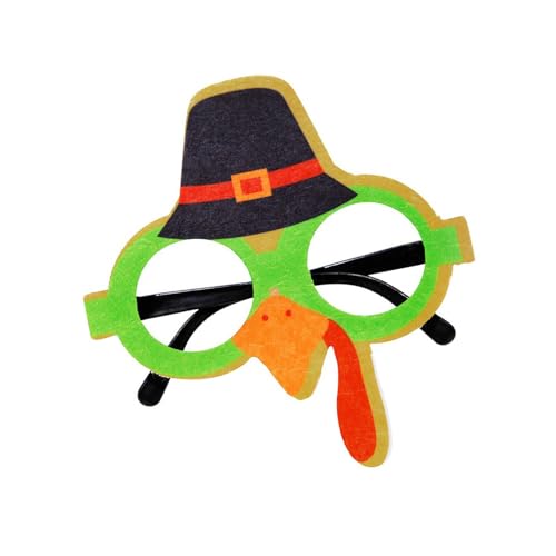 Thanksgiving-Brille, Türkei, Festival, dekorativer Rahmen für Kinder, Outdoor, Innenbereich, Feier, Dekoration, Türkei, Erntedankfest, Partyzubehör für Zuhause, Schule, Aktivität von FROMCEO