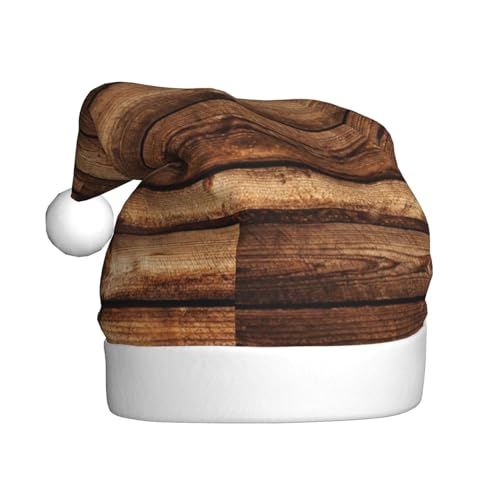Braune hölzerne Weihnachtsmütze Weihnachtsmütze Feiertagsmütze Für Neujahr Festliche Party Liefert Party Hüte Weihnachten Caps Xmas Cap von FROON