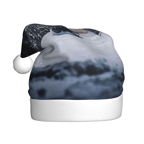 Hockeyschläger Nikolausmütze Weihnachtsmütze Urlaub Hut Für Neujahr Festliche Party Supplies Party Hüte Weihnachten Caps Xmas Cap von FROON
