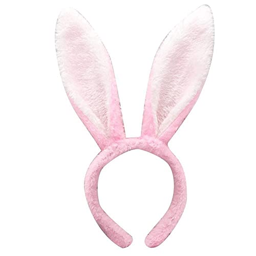 1 x niedliches Kaninchenohr-Plüsch-Haarband, Maskerade, Halloween, Party, Requisiten, Cosplay, flauschiges Kaninchen, Anime, niedliche Ohren, Haarband, Kopfbedeckung 1 x niedliches Kaninchenohr-Plüsch-Haarband, Maskerade, Halloween, Party, Requisiten, Cosplay, flauschiges Kaninchen, Anime, niedliche Ohren, Haarband, Kopfbedeckung von FROVOL