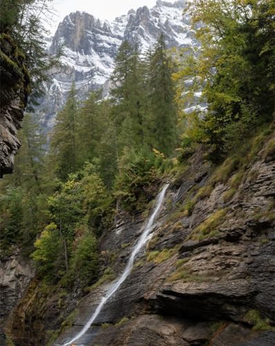 1000 Teile,Impossible Puzzle,Geschicklichkeitsspiel für die ganze Familie-Berge,Wasserfall,Felsen 70x50cm von FRUKAT