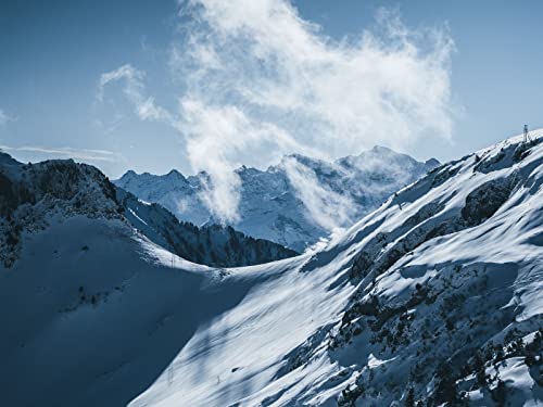 1000 Teile Erwachsenenpuzzle ab 14 Jahren, Berge Schneewolke 75x50cm 1000 Teile Erwachsenenpuzzle ab 14 Jahren, Berge Schneewolke 75x50cm von FRUKAT