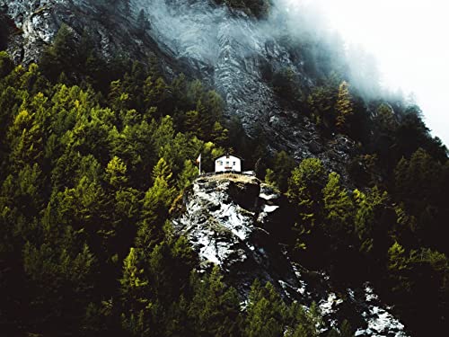 1000 Teile Erwachsenenpuzzle ab 14 Jahren, Berghaushang 75x50cm 1000 Teile Erwachsenenpuzzle ab 14 Jahren, Berghaushang 75x50cm von FRUKAT