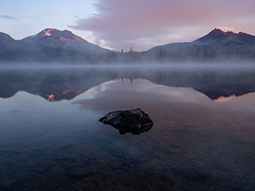 1000 Teile Erwachsenenpuzzle ab 14 Jahren, See Stein Nebel 75x50cm 1000 Teile Erwachsenenpuzzle ab 14 Jahren, See Stein Nebel 75x50cm von FRUKAT