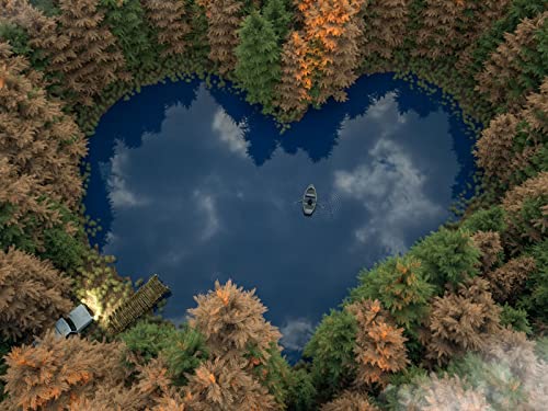 1000 Teile Erwachsenenpuzzle ab 14 Jahren, Wälder See Boot 75x50cm 1000 Teile Erwachsenenpuzzle ab 14 Jahren, Wälder See Boot 75x50cm von FRUKAT