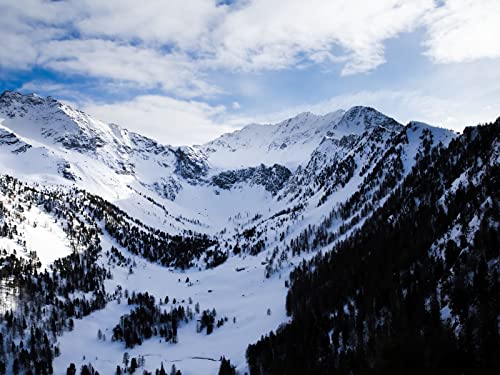 1000 Teile Puzzle,Geschicklichkeitsspiel für Die Ganze Familie, Berge Schnee Büsche 75x50cm 1000 Teile Puzzle,Geschicklichkeitsspiel für Die Ganze Familie, Berge Schnee Büsche 75x50cm von FRUKAT