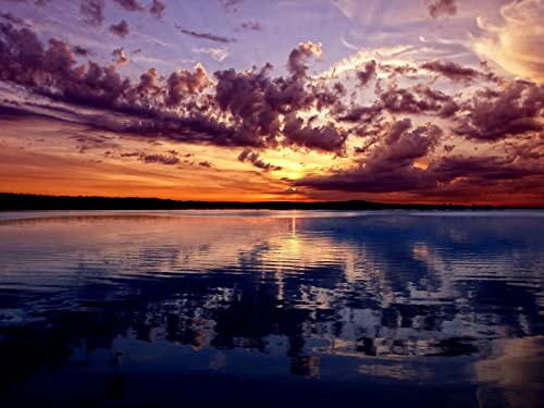 1000 Teile Puzzle,Geschicklichkeitsspiel für Die Ganze Familie, See Berge Himmel 75x50cm 1000 Teile Puzzle,Geschicklichkeitsspiel für Die Ganze Familie, See Berge Himmel 75x50cm von FRUKAT