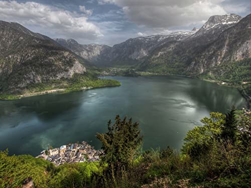1000 Teile Puzzle,Geschicklichkeitsspiel für Die Ganze Familie - Berg See Stadt 75x50cm 1000 Teile Puzzle,Geschicklichkeitsspiel für Die Ganze Familie - Berg See Stadt 75x50cm von FRUKAT