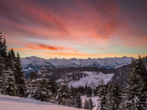 1000 Teile Puzzle,Geschicklichkeitsspiel für Die Ganze Familie - Berge Schnee 75x50cm 1000 Teile Puzzle,Geschicklichkeitsspiel für Die Ganze Familie - Berge Schnee 75x50cm von FRUKAT