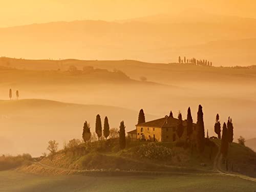 1000 Teile Puzzle,Geschicklichkeitsspiel für Die Ganze Familie - Haus Berg Bäume 75x50cm 1000 Teile Puzzle,Geschicklichkeitsspiel für Die Ganze Familie - Haus Berg Bäume 75x50cm von FRUKAT