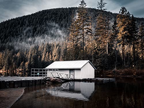 1000 Teile Puzzle,Geschicklichkeitsspiel für Die Ganze Familie - Haus See Berg 75x50cm 1000 Teile Puzzle,Geschicklichkeitsspiel für Die Ganze Familie - Haus See Berg 75x50cm von FRUKAT