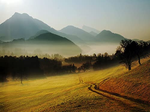 1000 Teile Puzzle,Geschicklichkeitsspiel für Die Ganze Familie - Hügel Berge Straße 75x50cm 1000 Teile Puzzle,Geschicklichkeitsspiel für Die Ganze Familie - Hügel Berge Straße 75x50cm von FRUKAT