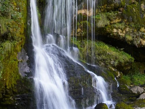 1000 Teile Puzzle,Geschicklichkeitsspiel für die ganze Familie, Wasserfall, Kaskade, Steine, Moos, Landschaft 75x50cm 1000 Teile Puzzle,Geschicklichkeitsspiel für die ganze Familie, Wasserfall, Kaskade, Steine, Moos, Landschaft 75x50cm von FRUKAT