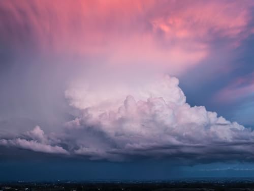 1000 Teile Puzzle,Geschicklichkeitsspiel für die ganze Familie,-Wolken, Cumulus, Gewitter 75x50cm von FRUKAT