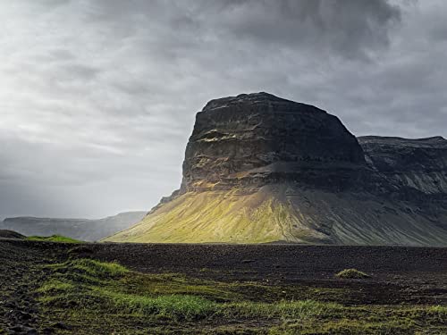 1000 Teile Puzzle,Lernen Pädagogische Puzzle Spielzeug - Berg Feld Wolken 75x50cm von FRUKAT