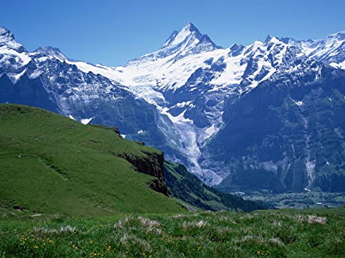 1000 Teile Puzzle,Lernen Pädagogische Puzzle Spielzeug - Berge Höhenbruch 75x50cm von FRUKAT