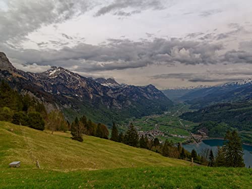 1000 Teile Puzzle,Puzzle für Erwachsene,Puzzle Farbenfrohes - Berge Felsen Hang 75x50cm 1000 Teile Puzzle,Puzzle für Erwachsene,Puzzle Farbenfrohes - Berge Felsen Hang 75x50cm von FRUKAT