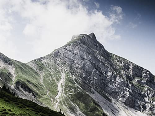 1000 Teile Puzzle,Puzzle für Erwachsene,Puzzle Farbenfrohes - Berggipfelwolken 75x50cm von FRUKAT