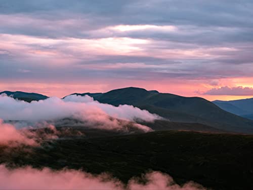 1000 Teile Puzzle ab 14 Jahren,Buntes Erwachsenenpuzzle - Bergwolkenhang 75x50cm 1000 Teile Puzzle ab 14 Jahren,Buntes Erwachsenenpuzzle - Bergwolkenhang 75x50cm von FRUKAT