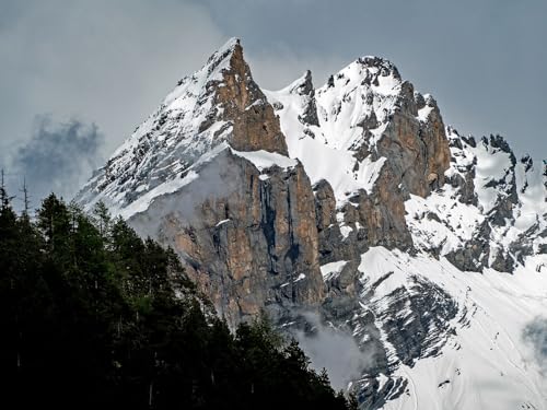 1000 Teile Puzzle für Erwachsene und Kinder ab 14 Jahren - Gipfel Berge Schlucht 75x50cm 1000 Teile Puzzle für Erwachsene und Kinder ab 14 Jahren - Gipfel Berge Schlucht 75x50cm von FRUKAT