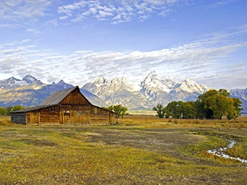 1000 Teile Puzzle für Erwachsene und Kinder ab 14 Jahren - Haus Holz Wyoming 75x50cm 1000 Teile Puzzle für Erwachsene und Kinder ab 14 Jahren - Haus Holz Wyoming 75x50cm von FRUKAT