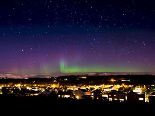 1000 Teile Puzzle für Erwachsene und Kinder ab 14 Jahren Puzzle für Wohnkultur - Nordlichter Aurora Sternenhimmel 75x50cm von FRUKAT