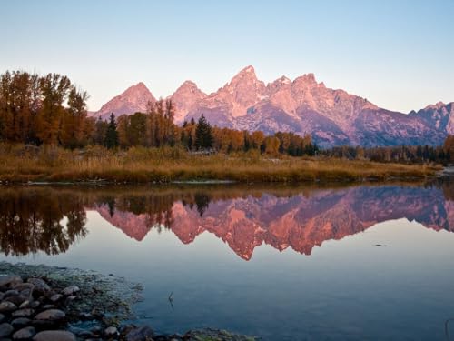 1000 Teile erwachsenenpuzzle ab 14 Jahren, Herbst, Berge, Reflexion 75x50cm von FRUKAT