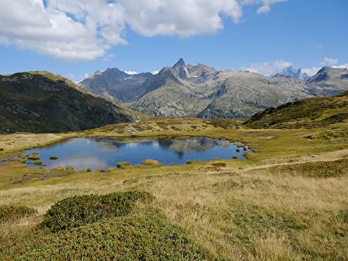 1500 Teile Erwachsenenpuzzle ab 14 Jahren, Berge See 87x57cm von FRUKAT
