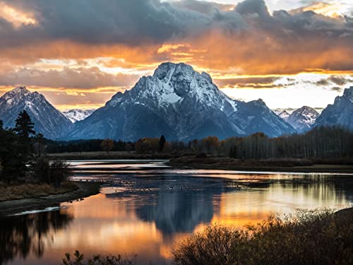 1500 Teile Erwachsenenpuzzle ab 14 Jahren, Bergsee-Sonnenuntergang 87x57cm 1500 Teile Erwachsenenpuzzle ab 14 Jahren, Bergsee-Sonnenuntergang 87x57cm von FRUKAT