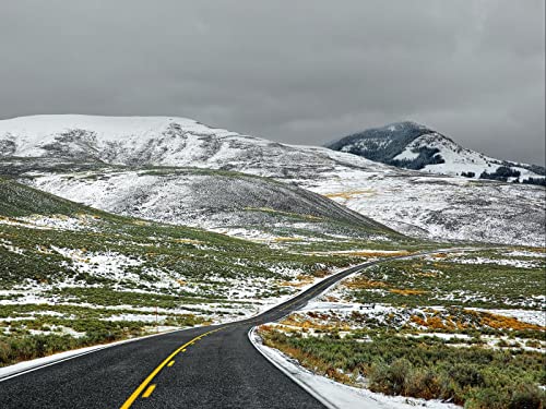 1500 Teile Erwachsenenpuzzle ab 14 Jahren, Bergstraßenlandschaft 87x57cm von FRUKAT
