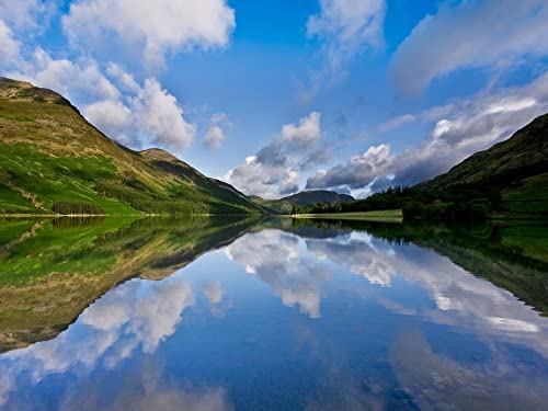 1500 Teile Erwachsenenpuzzle ab 14 Jahren, See Himmel Berge 87x57cm 1500 Teile Erwachsenenpuzzle ab 14 Jahren, See Himmel Berge 87x57cm von FRUKAT