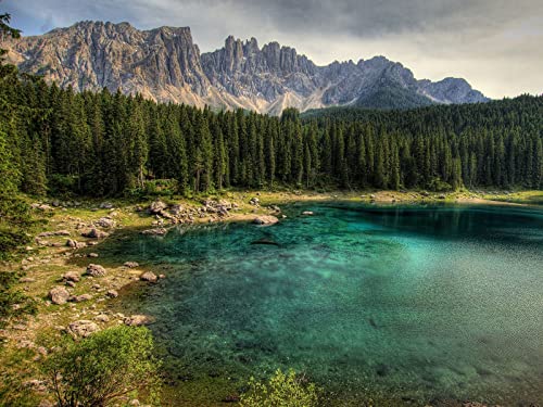 1500 Teile Puzzle,Geschicklichkeitsspiel für Die Ganze Familie, Berg See Felsen 87x57cm 1500 Teile Puzzle,Geschicklichkeitsspiel für Die Ganze Familie, Berg See Felsen 87x57cm von FRUKAT