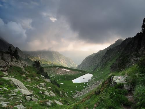 1500 Teile Puzzle,Geschicklichkeitsspiel für Die Ganze Familie, Berge Tal Wolken 87x57cm 1500 Teile Puzzle,Geschicklichkeitsspiel für Die Ganze Familie, Berge Tal Wolken 87x57cm von FRUKAT