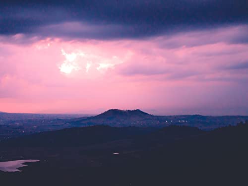 1500 Teile Puzzle,Geschicklichkeitsspiel für Die Ganze Familie - Berg Hügel Sonnenuntergang 87x57cm 1500 Teile Puzzle,Geschicklichkeitsspiel für Die Ganze Familie - Berg Hügel Sonnenuntergang 87x57cm von FRUKAT