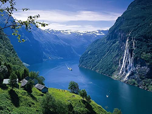 1500 Teile Puzzle,Lernen Pädagogische Puzzle Spielzeug - Bergflussgras 87x57cm 1500 Teile Puzzle,Lernen Pädagogische Puzzle Spielzeug - Bergflussgras 87x57cm von FRUKAT