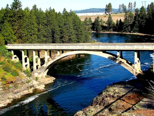 1500 Teile Puzzle,Puzzle für Erwachsene,Puzzle Farbenfrohes-Brücke, Fluss, Holz 87x57cm 1500 Teile Puzzle,Puzzle für Erwachsene,Puzzle Farbenfrohes-Brücke, Fluss, Holz 87x57cm von FRUKAT