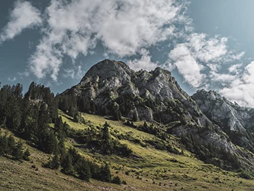 1500 Teile Puzzle für Erwachsene und Kinder ab 14 Jahren - Berge Felsen Wolken 87x57cm 1500 Teile Puzzle für Erwachsene und Kinder ab 14 Jahren - Berge Felsen Wolken 87x57cm von FRUKAT