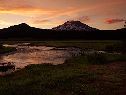 1500 Teile Puzzle für Erwachsene und Kinder ab 14 Jahren - Berggipfelfluss 87x57cm von FRUKAT
