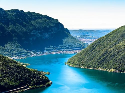 1500 Teile erwachsenenpuzzle ab 14 Jahren, Bucht, Berge, Natur 87x57cm 1500 Teile erwachsenenpuzzle ab 14 Jahren, Bucht, Berge, Natur 87x57cm von FRUKAT