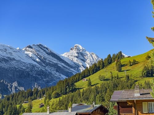 500 Teile Erwachsenenpuzzle ab 14 Jahren, Berge Schneehang 52x38cm 500 Teile Erwachsenenpuzzle ab 14 Jahren, Berge Schneehang 52x38cm von FRUKAT