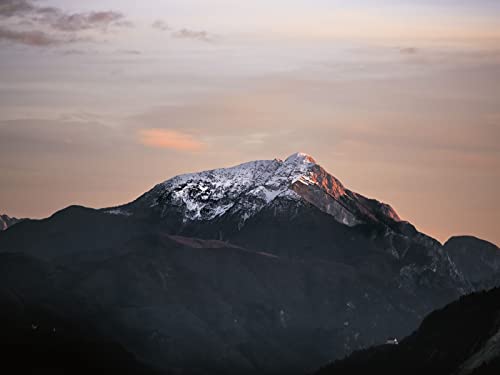 500 Teile Erwachsenenpuzzle ab 14 Jahren, Berggipfeldämmerung 52x38cm 500 Teile Erwachsenenpuzzle ab 14 Jahren, Berggipfeldämmerung 52x38cm von FRUKAT