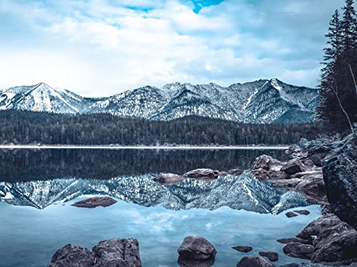 500 Teile Erwachsenenpuzzle ab 14 Jahren, See Berge Wald 52x38cm 500 Teile Erwachsenenpuzzle ab 14 Jahren, See Berge Wald 52x38cm von FRUKAT