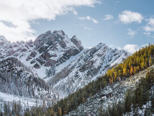 500 Teile Puzzle,Geschicklichkeitsspiel für Die Ganze Familie, Berge Felsen Schnee 52x38cm 500 Teile Puzzle,Geschicklichkeitsspiel für Die Ganze Familie, Berge Felsen Schnee 52x38cm von FRUKAT