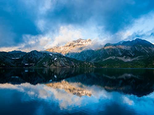 500 Teile Puzzle,Geschicklichkeitsspiel für Die Ganze Familie, Berge Nebel See 52x38cm 500 Teile Puzzle,Geschicklichkeitsspiel für Die Ganze Familie, Berge Nebel See 52x38cm von FRUKAT